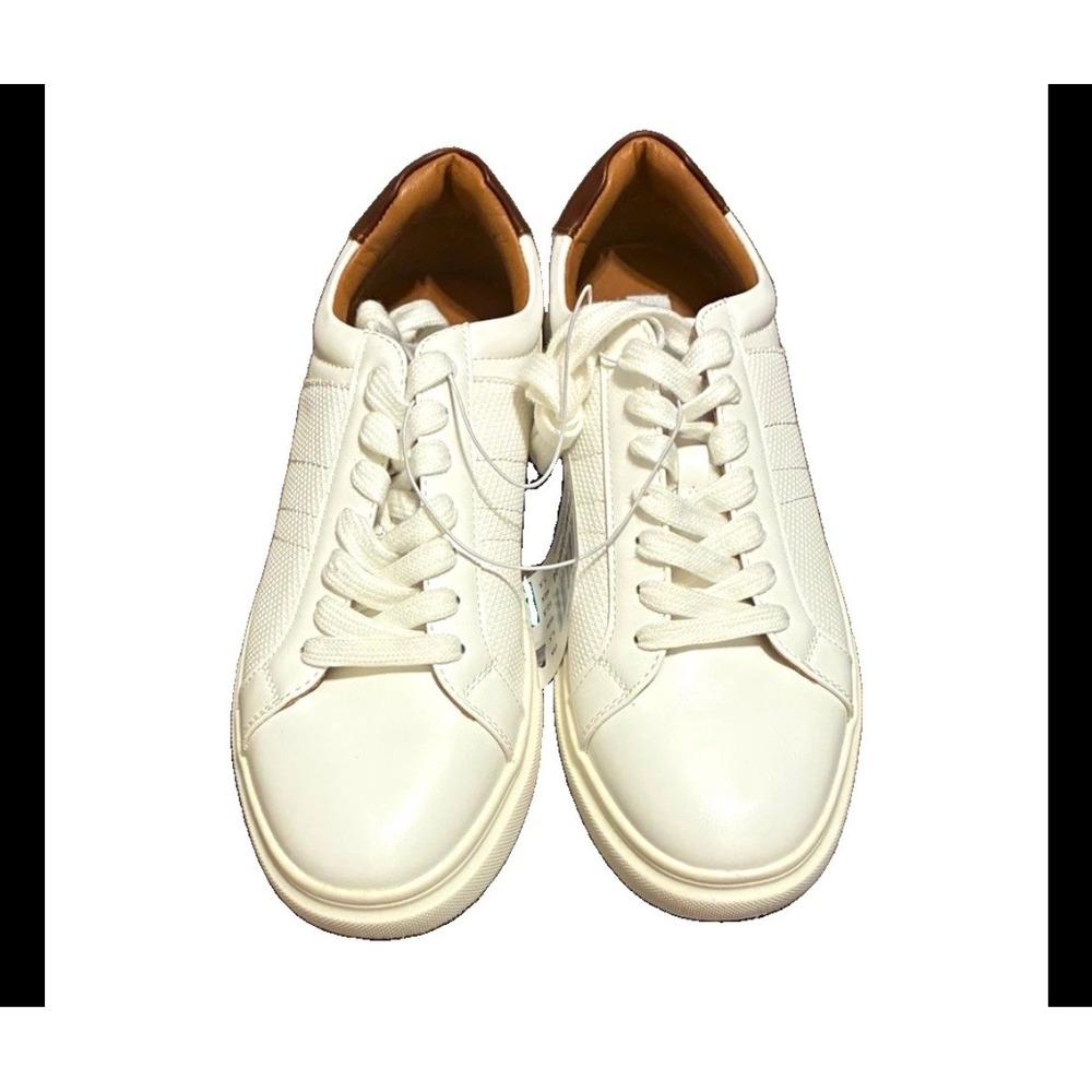 Steve Madden P-Spruce Mens White Low Top Fashion Sneakers Size 9.5